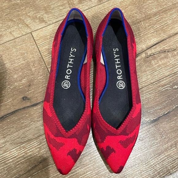 Red Camo Rothy’s - The Point - Picture 1 of 3